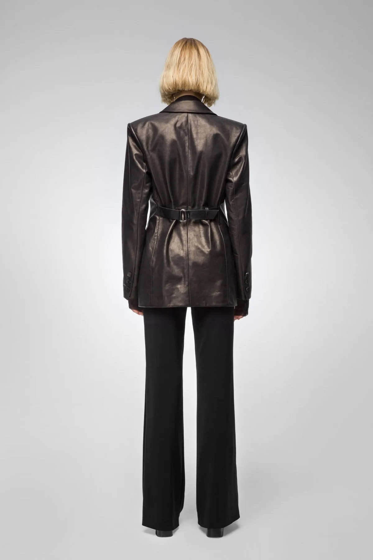 Oceane - Black Leather Jacket