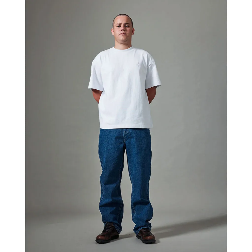 PASSPORT WORKERS CLUB JEAN - WASHED DARK INDIGO