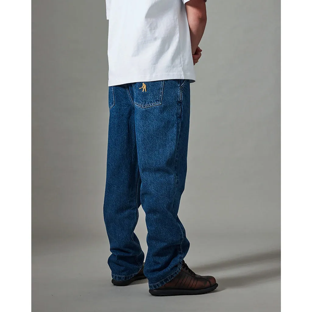 PASSPORT WORKERS CLUB JEAN - WASHED DARK INDIGO