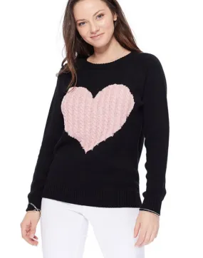 Pink Heart Sweater