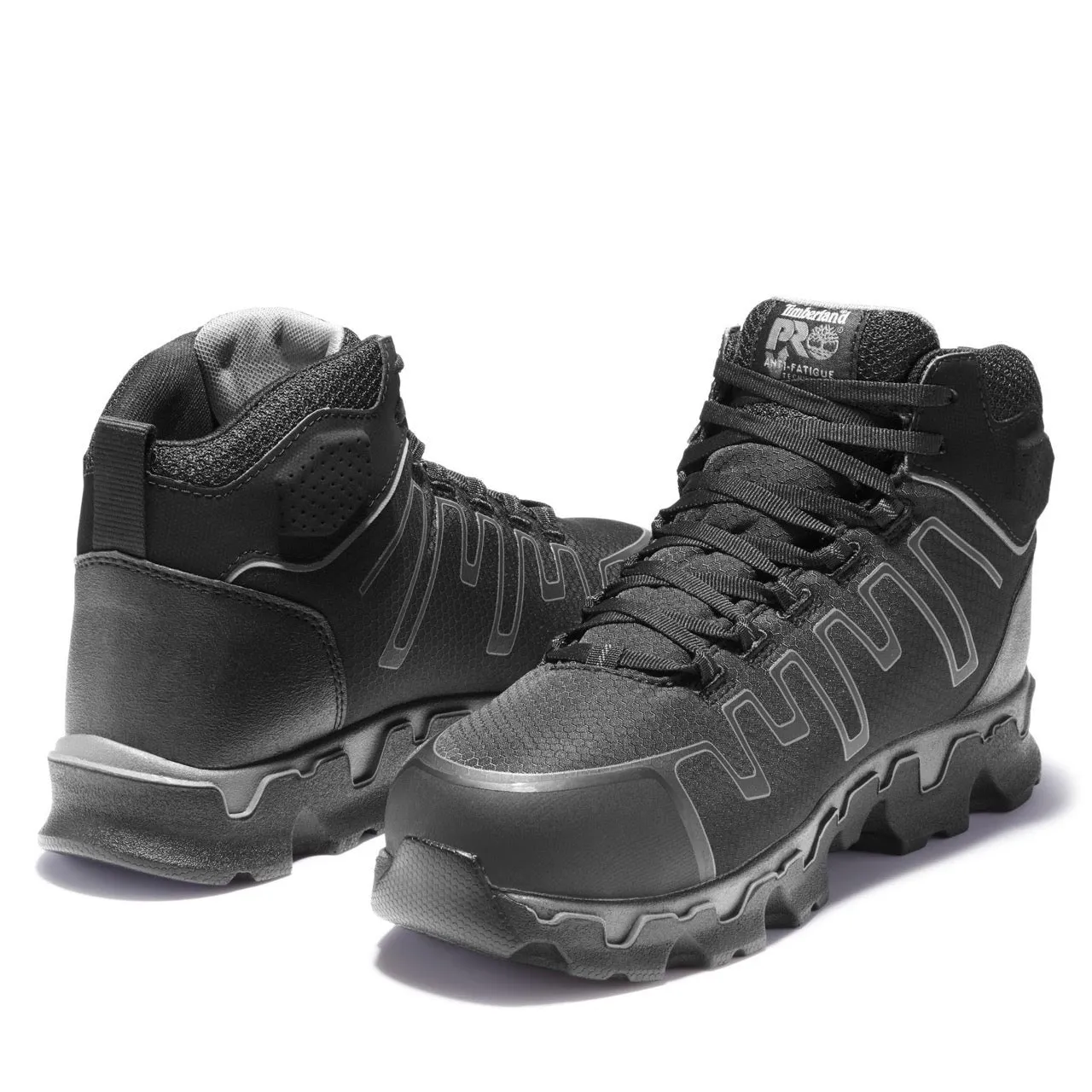 Powertrain Sport Alloy-Toe Work Boot Black