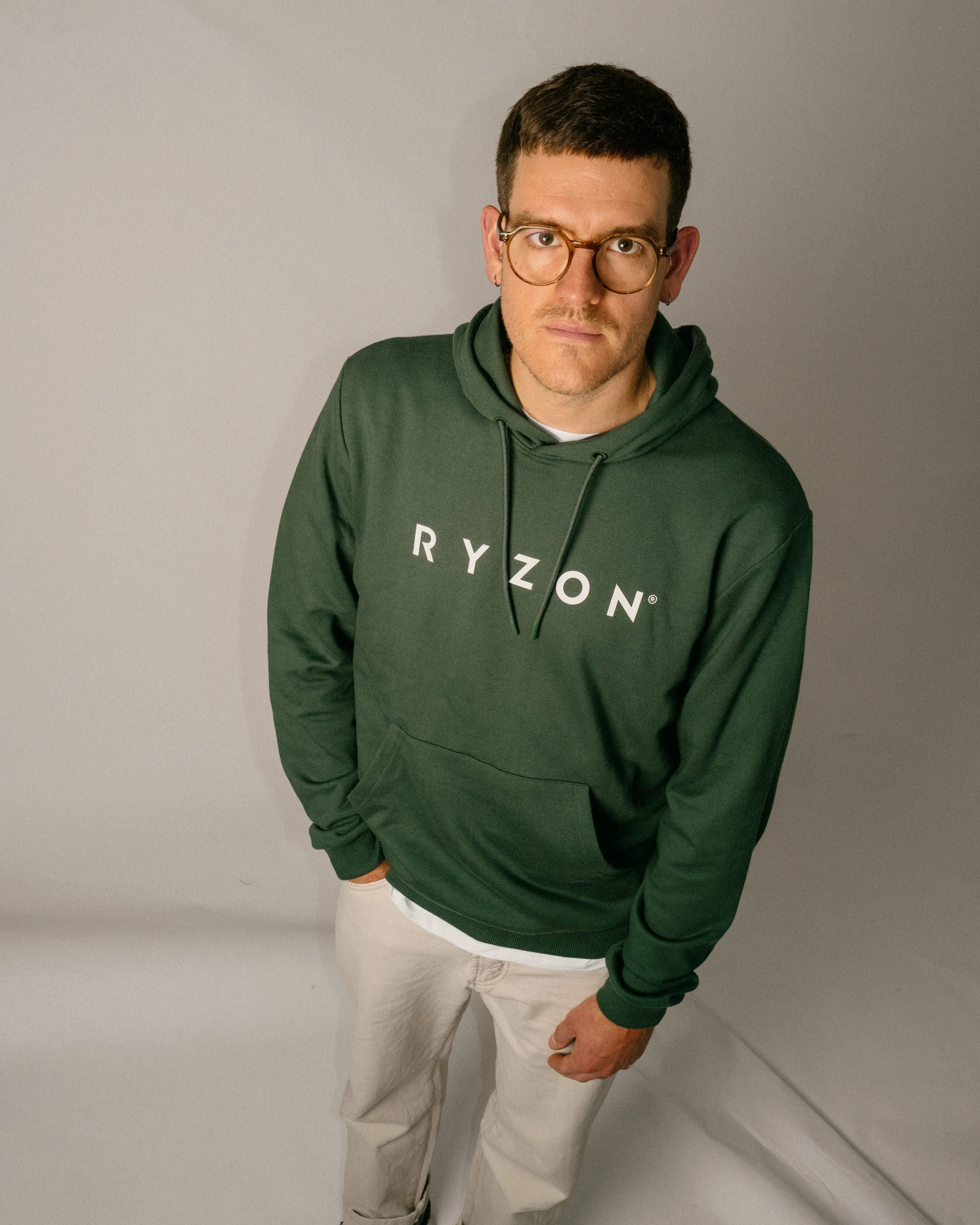 Rhythm Unisex Hooded Sweater "Typelogo"