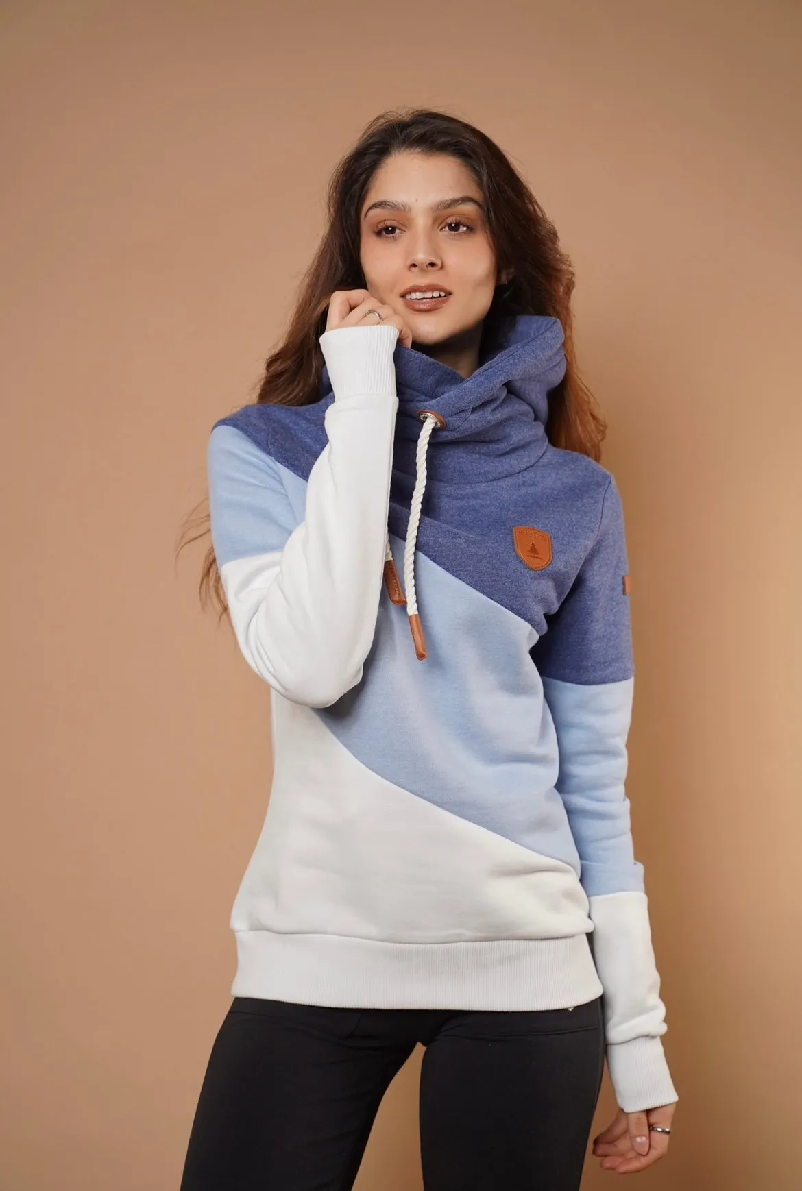Selene Blue Hoodie in Indigo Mix