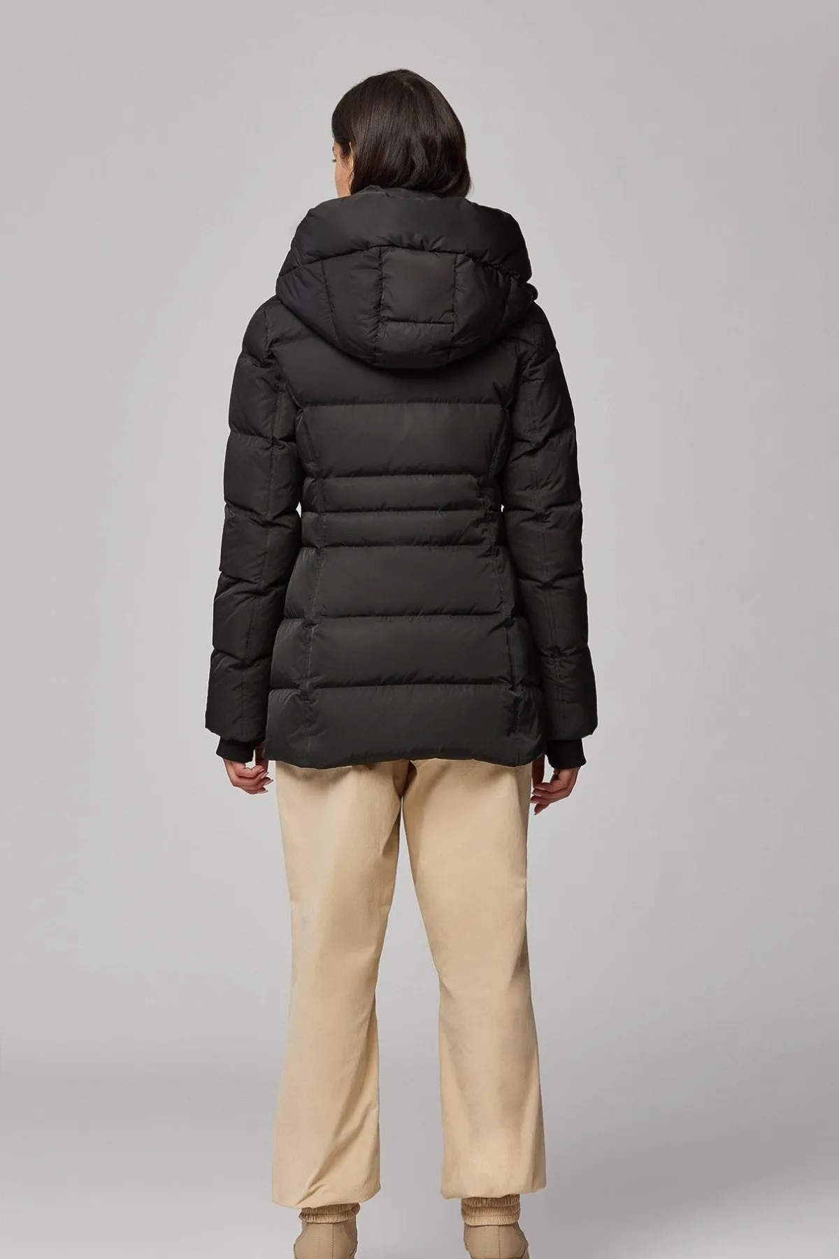 TALLIA Eco-Friendly Slim-Fit Radiant Down Hooded Jacket