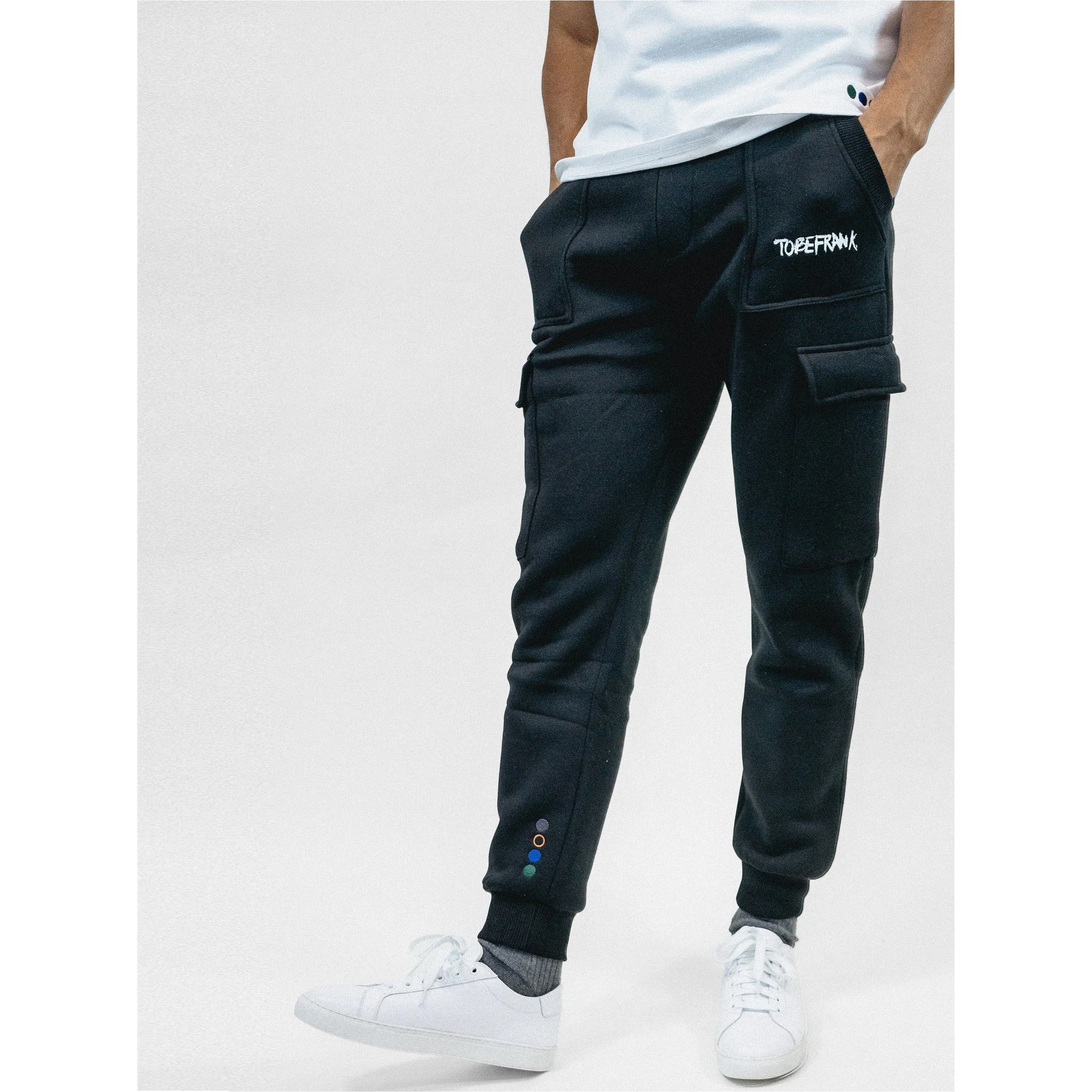 UNISEX CARGO NELSON JOGGER IN BLACK