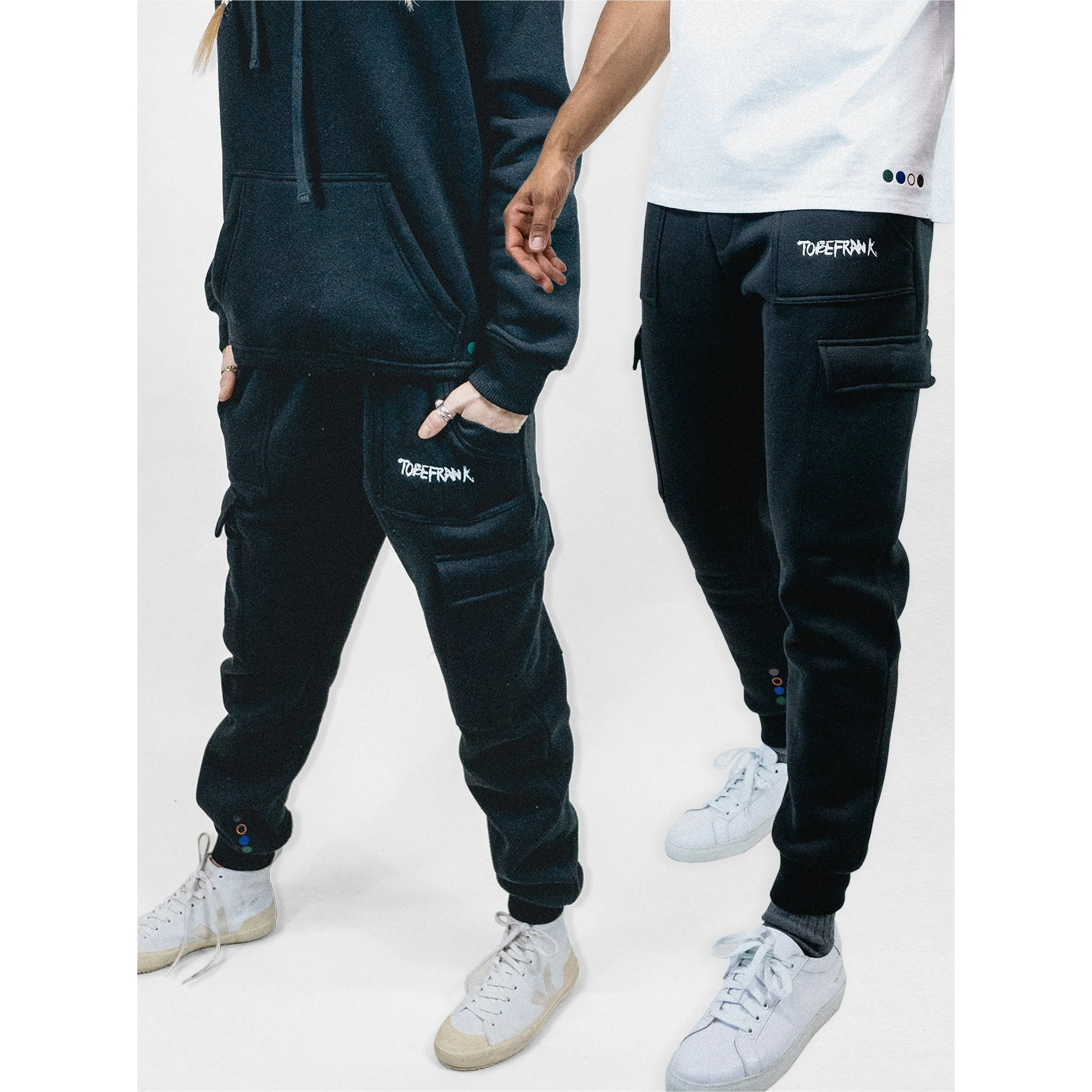 UNISEX CARGO NELSON JOGGER IN BLACK