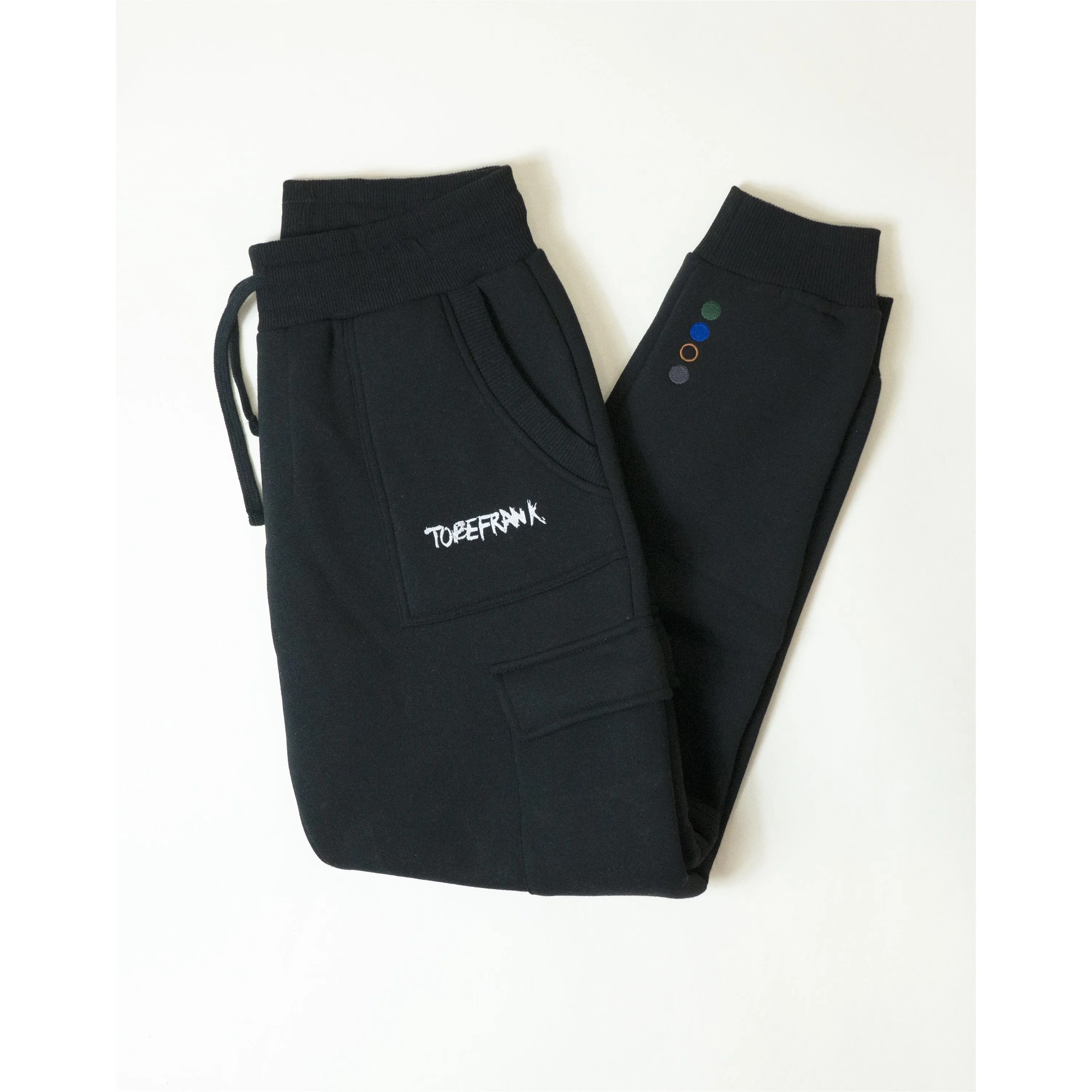UNISEX CARGO NELSON JOGGER IN BLACK