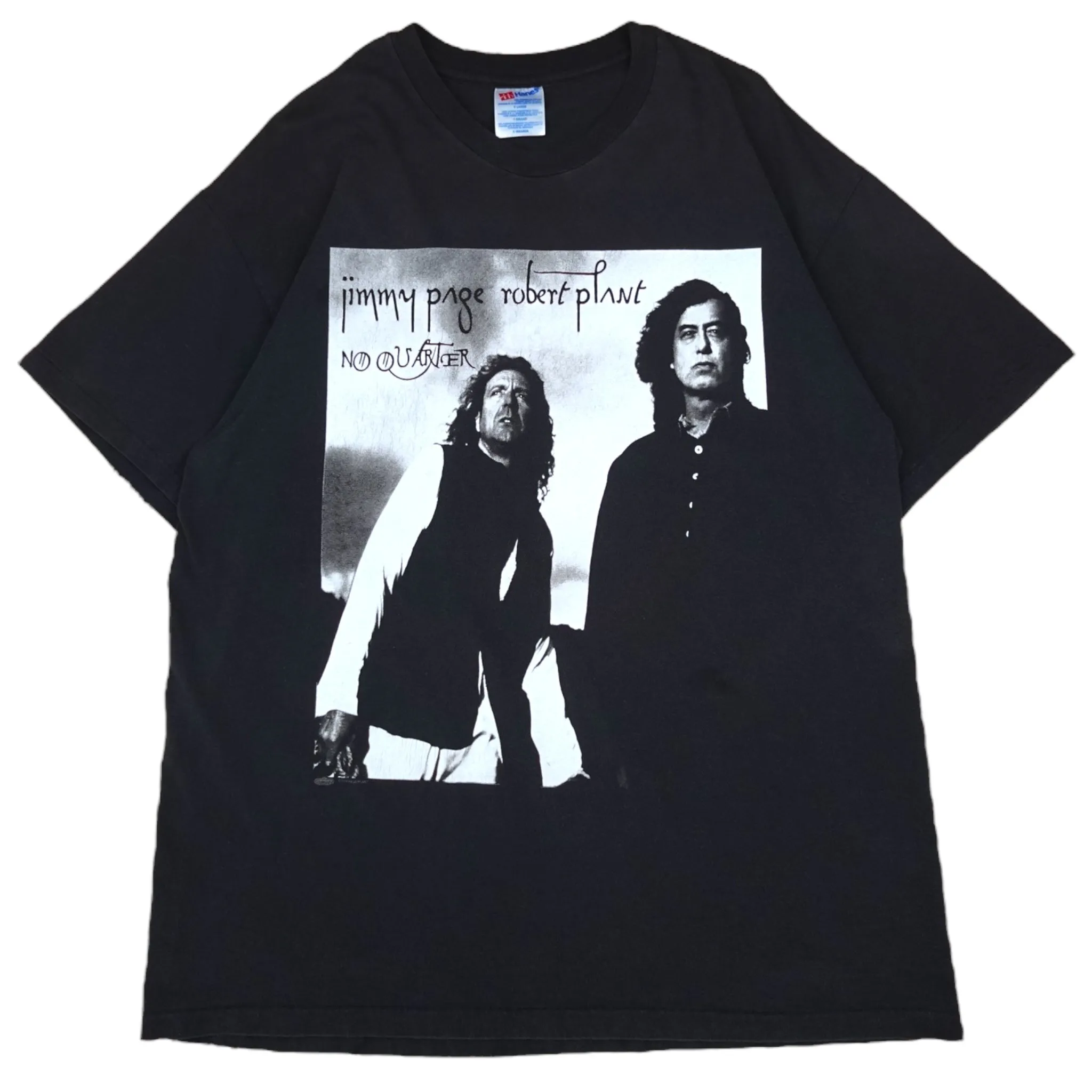 Vintage Jimmy Paige Robert Plant T-Shirt - XL