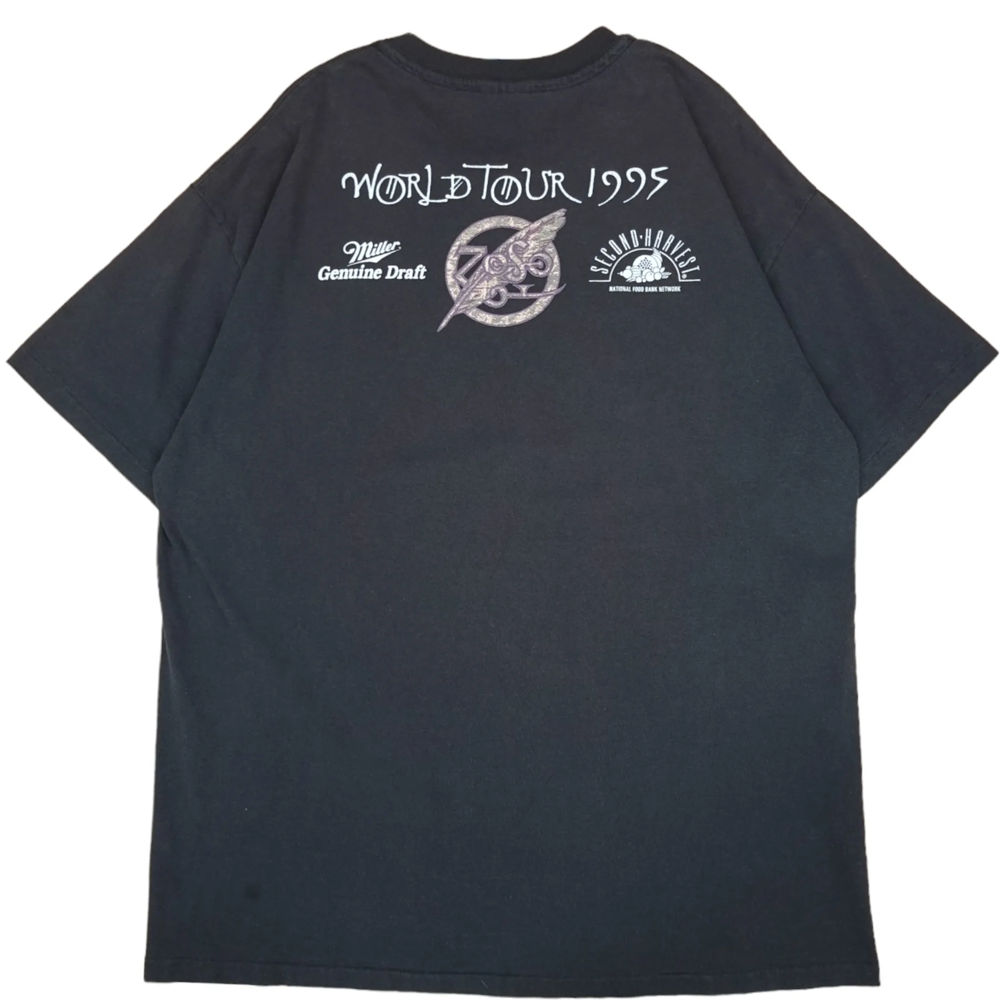 Vintage Jimmy Paige Robert Plant T-Shirt - XL